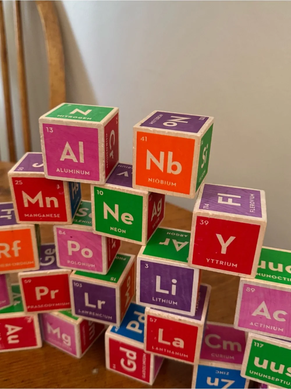 Uncle Goose Periodic Table Blocks 20 Total Toy Blocks They do have some nicks an